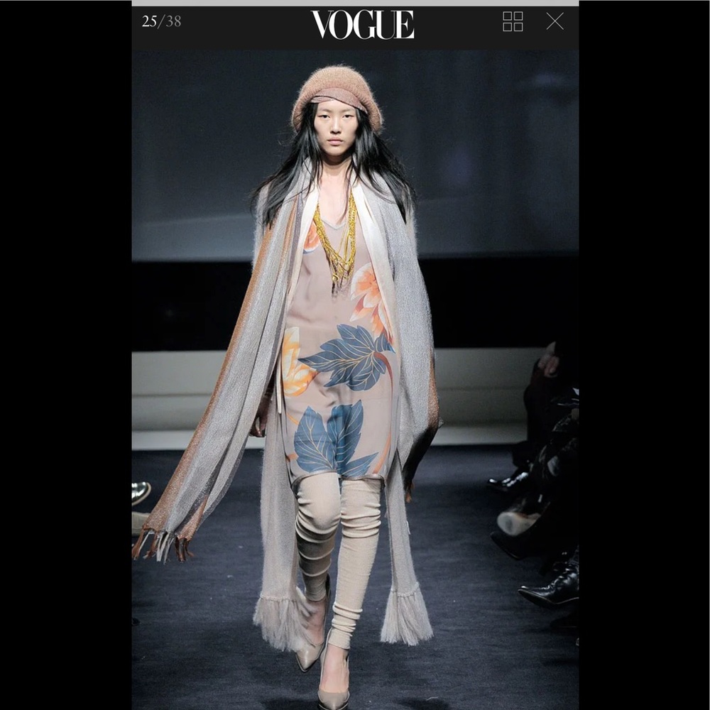 Missoni runway silk dress. Fall 2009 ready-to-wear